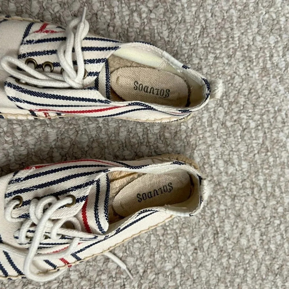SOLUDOS Marine Stripe Lace Sneakers 6 - Picture 3 of 11